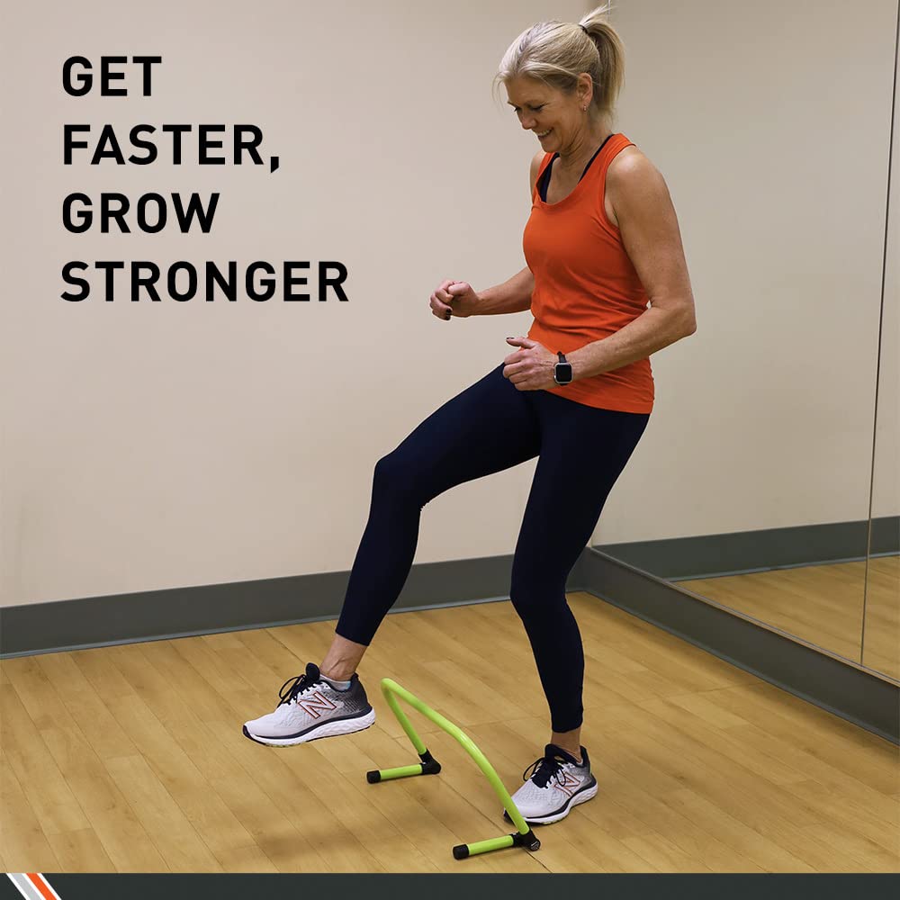 Body Sport Adjustable Athletic Speed Training Hurdles, Jumping & Speed Training Fitness Equipment, Hurdles for Track & F