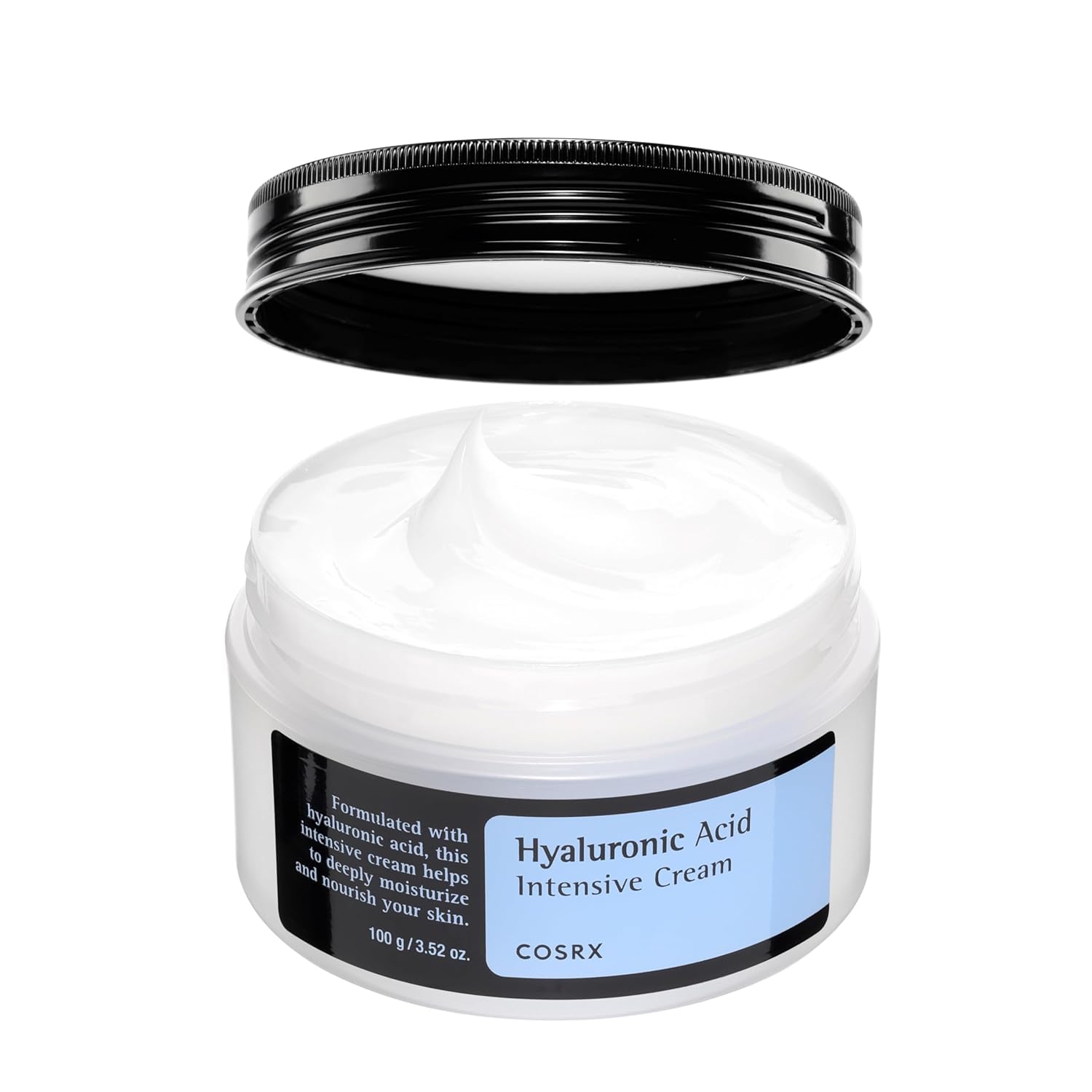 COSRX Hyaluronic Acid Cream, Daily Moisturizer for Sensitive - Product Imagery