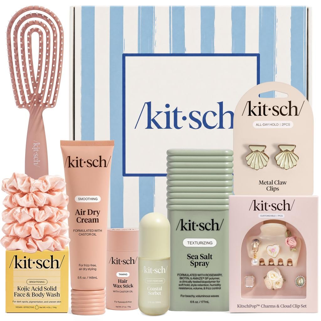 Kitsch Holiday Gift Box 9 Piece Bundle Self Care Gifts for - Kitsch Official Imagery - 2