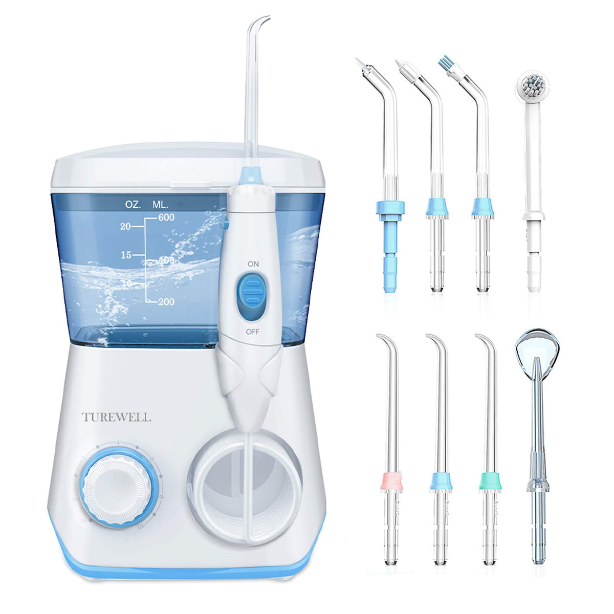 TUREWELL Water Dental Flossing Oral Irrigator for Teeth/Braces – product photo (Power Dental Flossers)