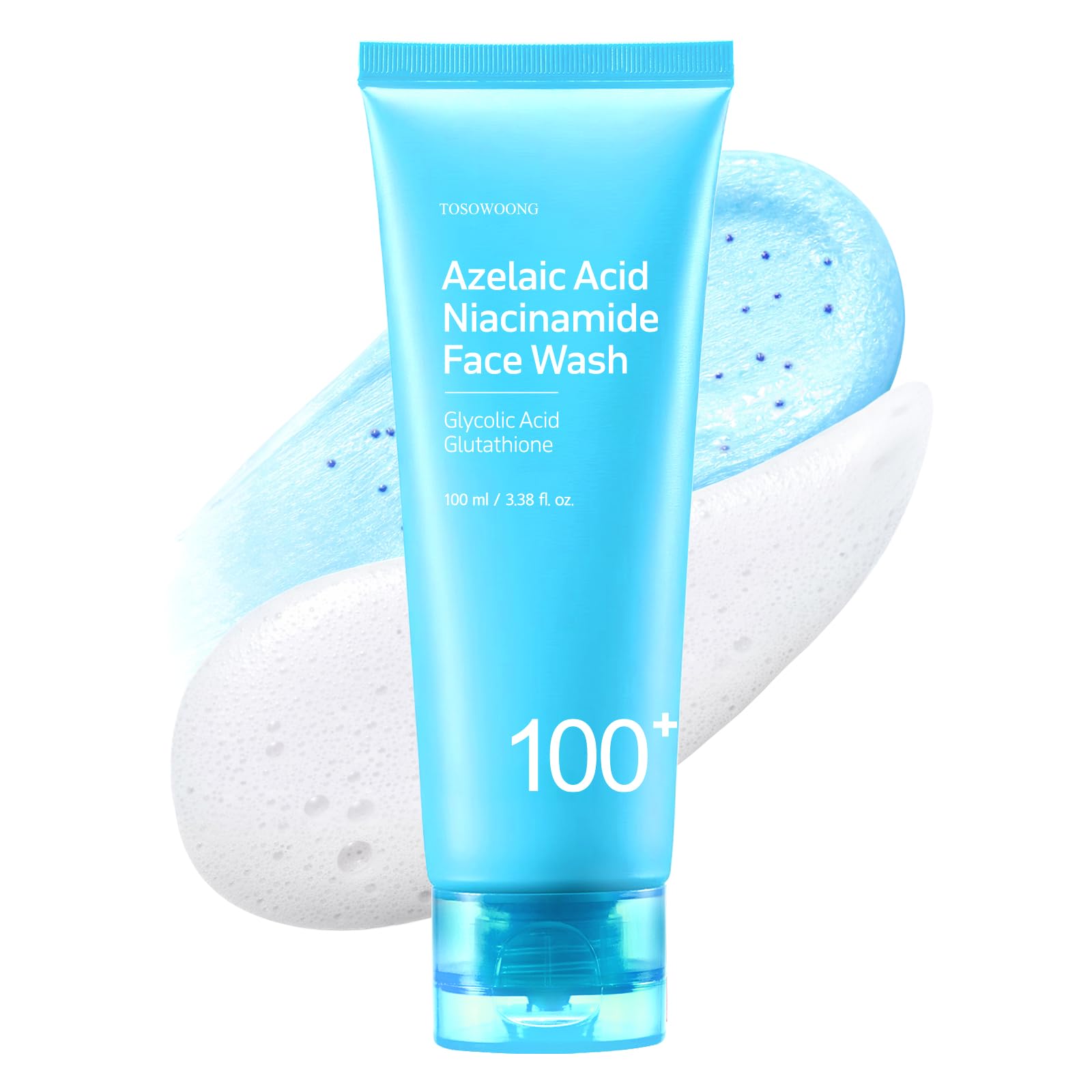 TOSOWOONG Azelaic Acid Niacinamide Face Wash for Blemish-Prone - Product Imagery