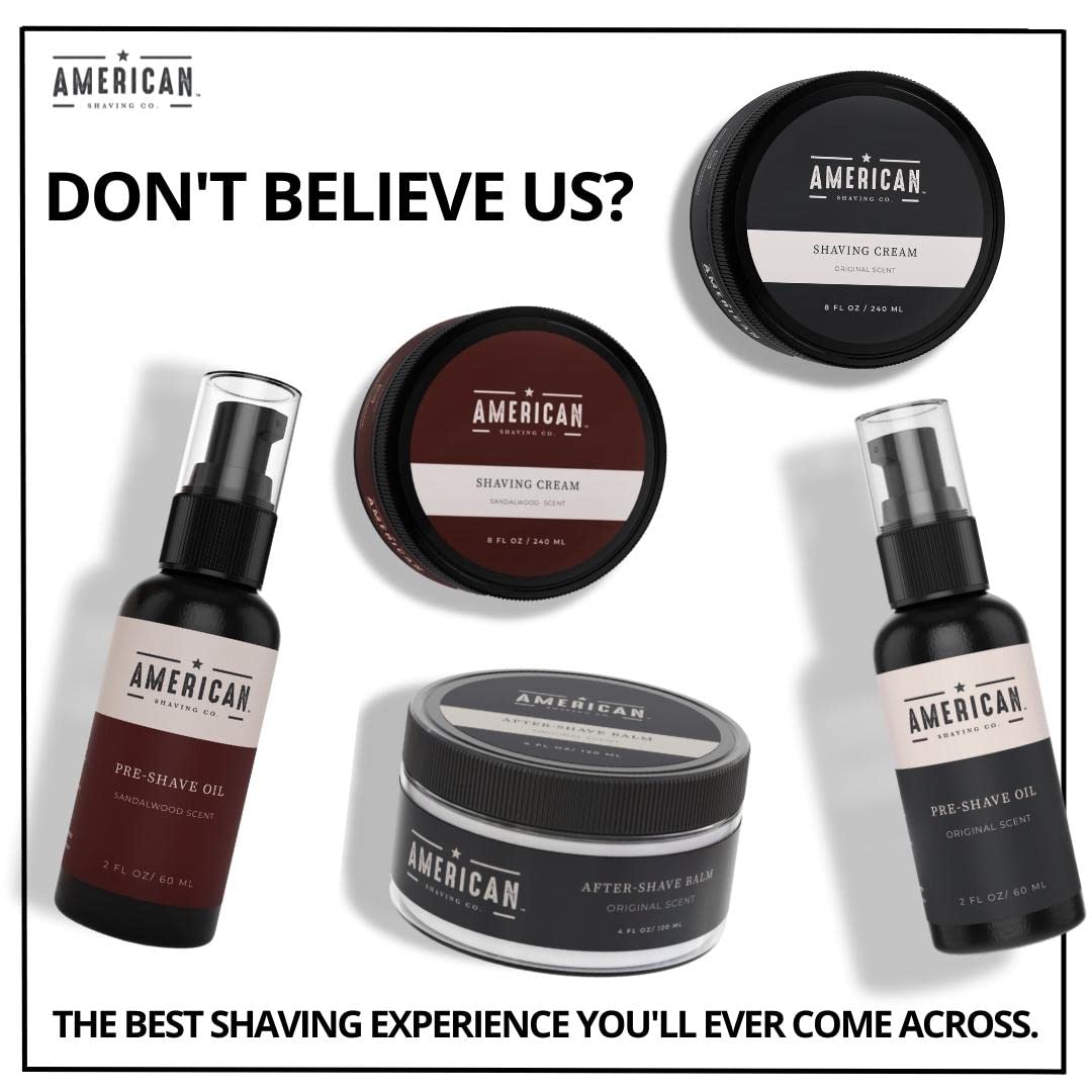 American Shaving Co. Pre-Shave Oil for Effortless, Smooth & Irritation-free Shave, For Men’s Skin Care Natural Handcraft