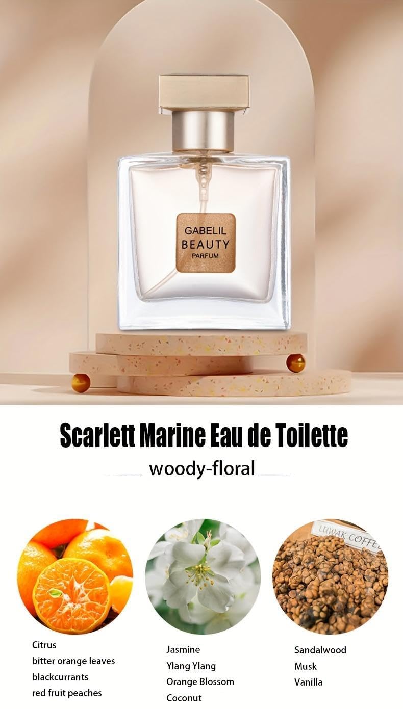 Women's Perfume Set: 4 Floral and Fruity Fragrances in a Gift Box, 105(25ml x3 +30ml) ml Total (3.5oz). Perfect for Gift
