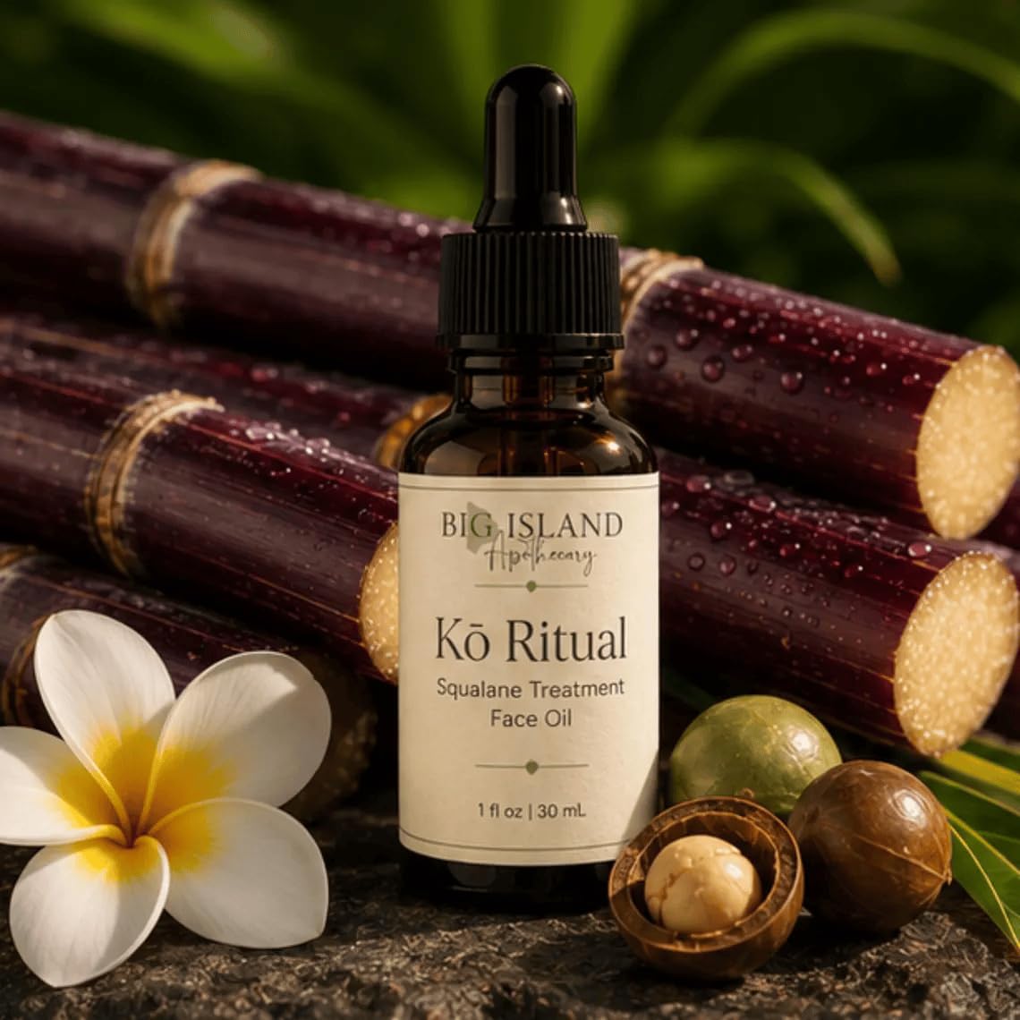 Big Island Apothecary Kō Ritual Sugarcane Squalane Face Oil, 1 oz – product photo (Face Oil)