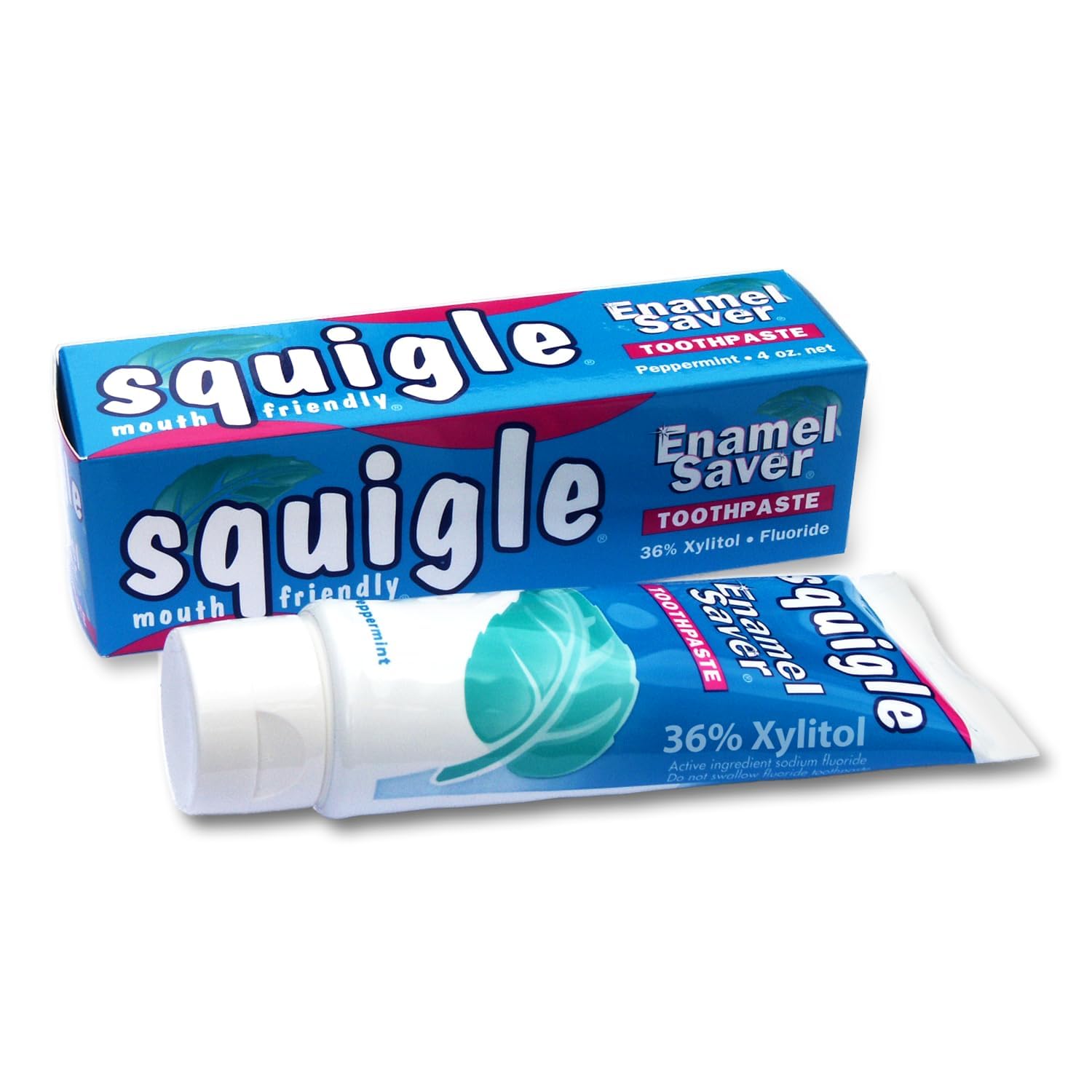 Squigle Enamel Saver SLS-Free Toothpaste Sensitive Mouths 36% Xylitol 1-Pk