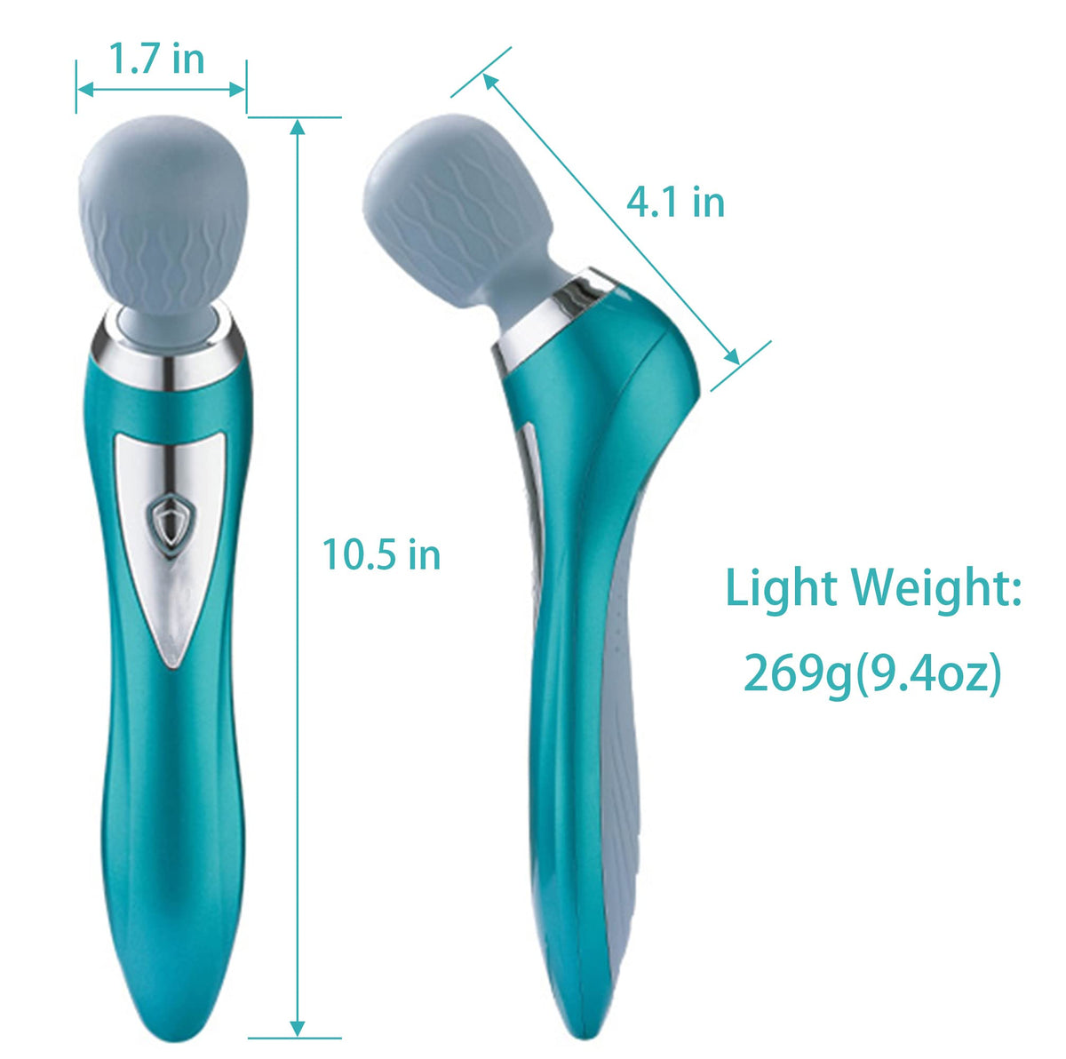 Asopal Handheld Personal Massager, Personal Tension Relief, Portable Rechargeable Body Massage Tool, Cordless Wand Massa