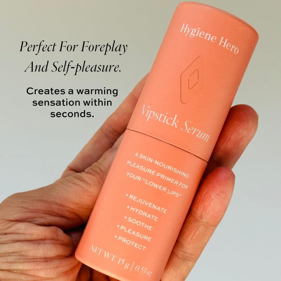 Hygiene Hero Vipstick Serum - 0.53 oz | Flavor: Strawberry Smoothie – product photo (Sexual Enhancers)