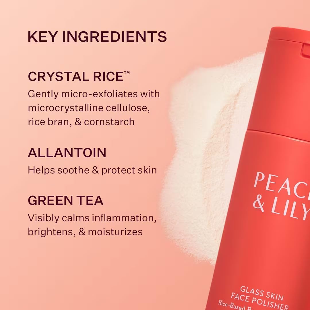 Peach Lily Glass Skin Face Polisher - Premium Selection Official Imagery - 6