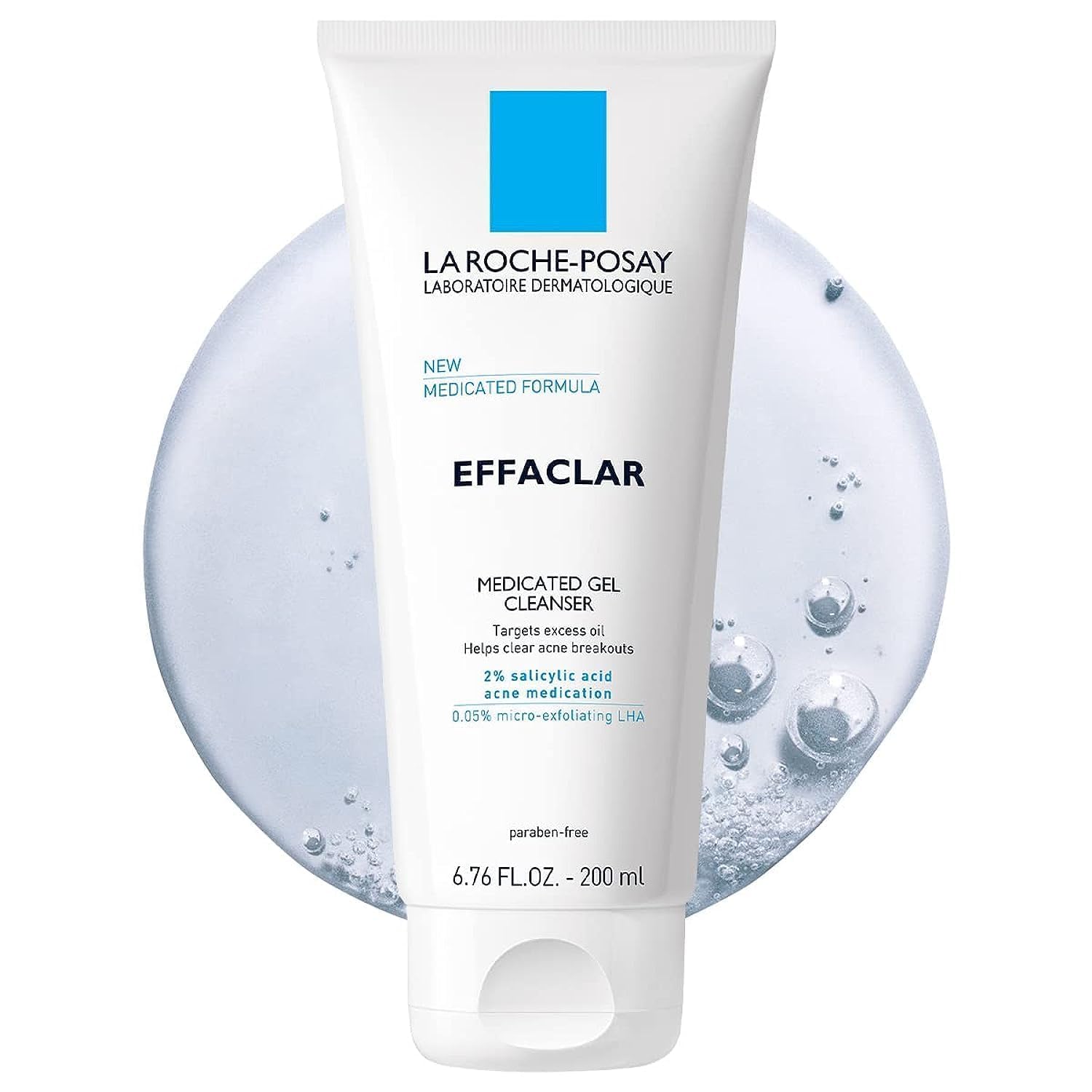 La Roche-Posay Effaclar Medicated Acne Face Wash with 2% - Product Imagery