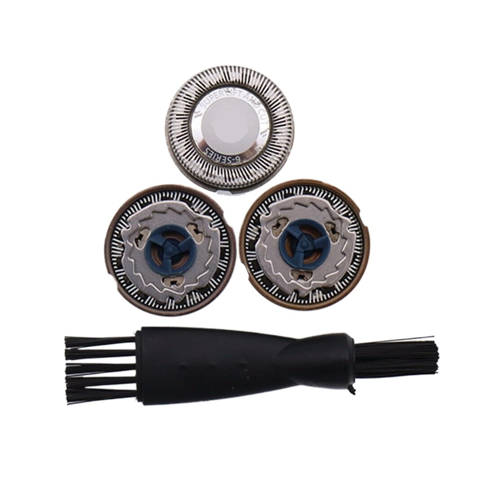 Razor Blade Head 3pcs Compatible for Philips，Compatible for Norelco，HQ156 HQ167 HQ540 HQ560 HQ586 HQ5421 HQ5425 HQ5461 Cool Skin 5000/6000