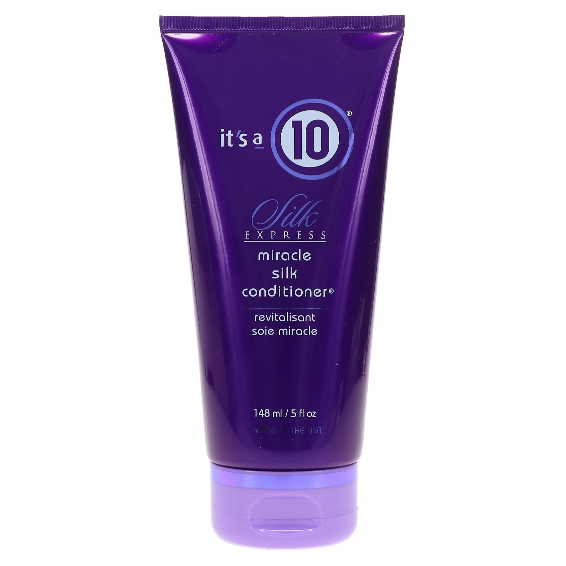 It's a 10 Haircare Silk Express Miracle Silk Shampoo and Conditioner set, featuring 10 oz shampoo and 5 oz conditioner bottles.
