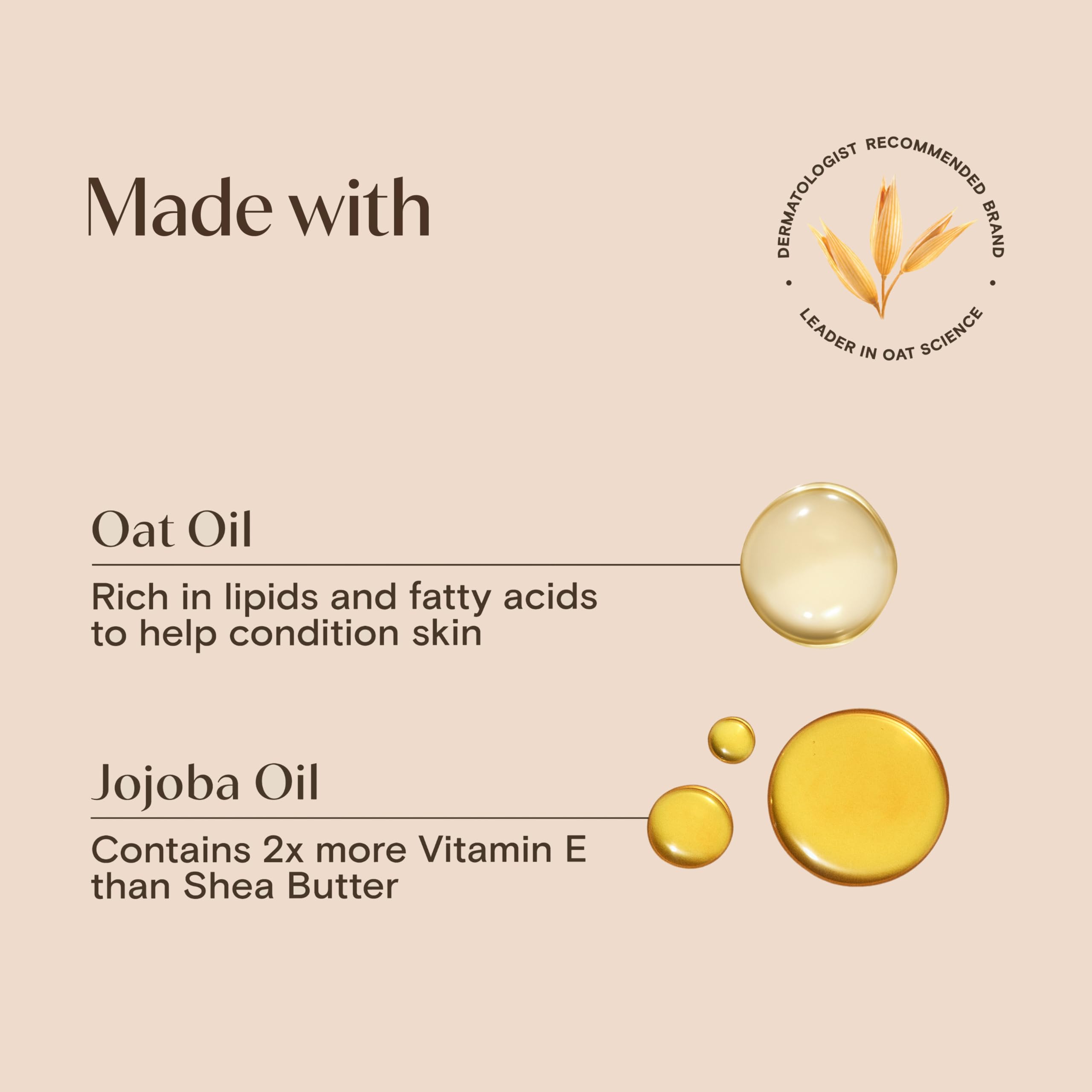 Aveeno Daily Moisturizing Body Oil Mist with Oat Oil and Jojoba Oil for Rough, Dry, Sensitive Skin, Nourishing Body Spray for Smoother, More Even Skin, Paraben- & Silicone-Free, 6.7 fl. oz