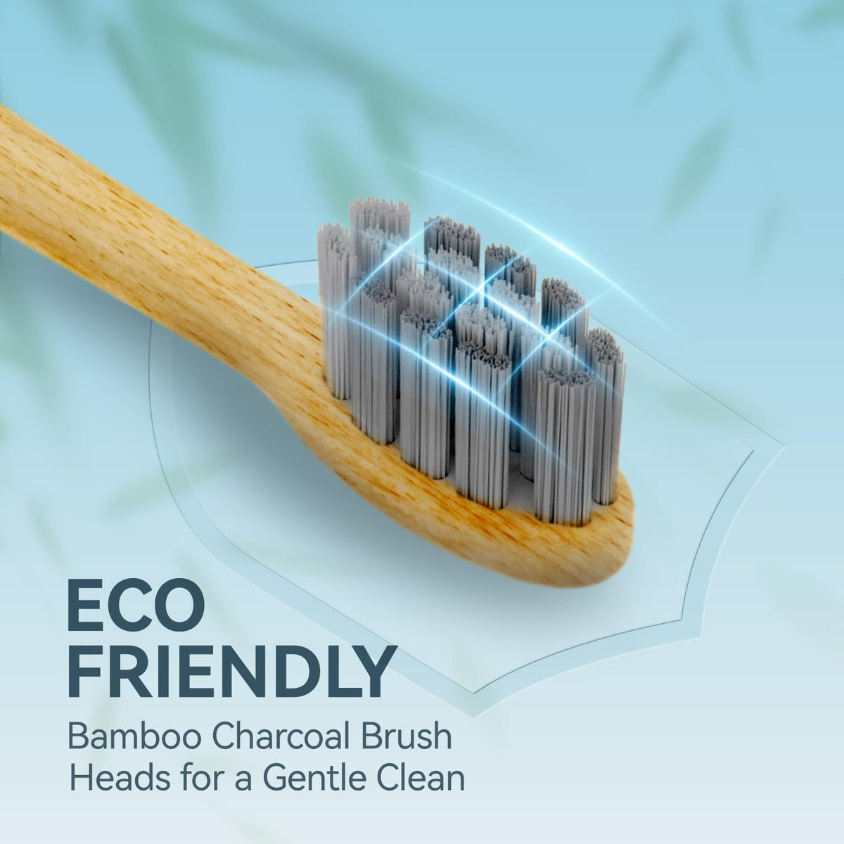 Bamboo Electric Toothbrush for Adults Soft Bristle - GUFICLE Official Imagery - 3