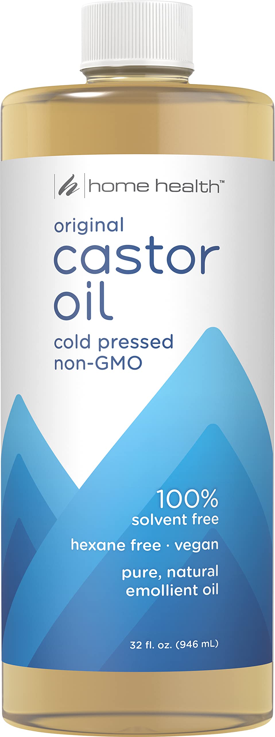 Home Health Original Castor Oil, Promotes Healthy Hair And Skin, - Product Imagery