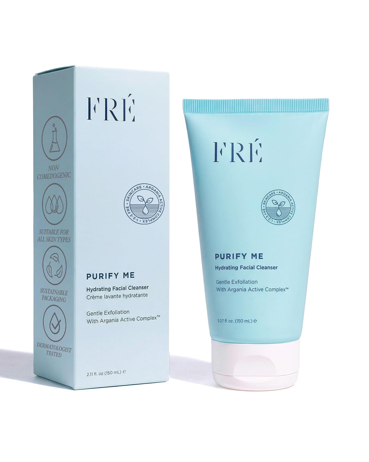 FR&Eacute; FRÉ PURIFY ME Hydrating Facial Cleanser | Creamy Face Wash | 5.07 fl oz – product photo (Washes)