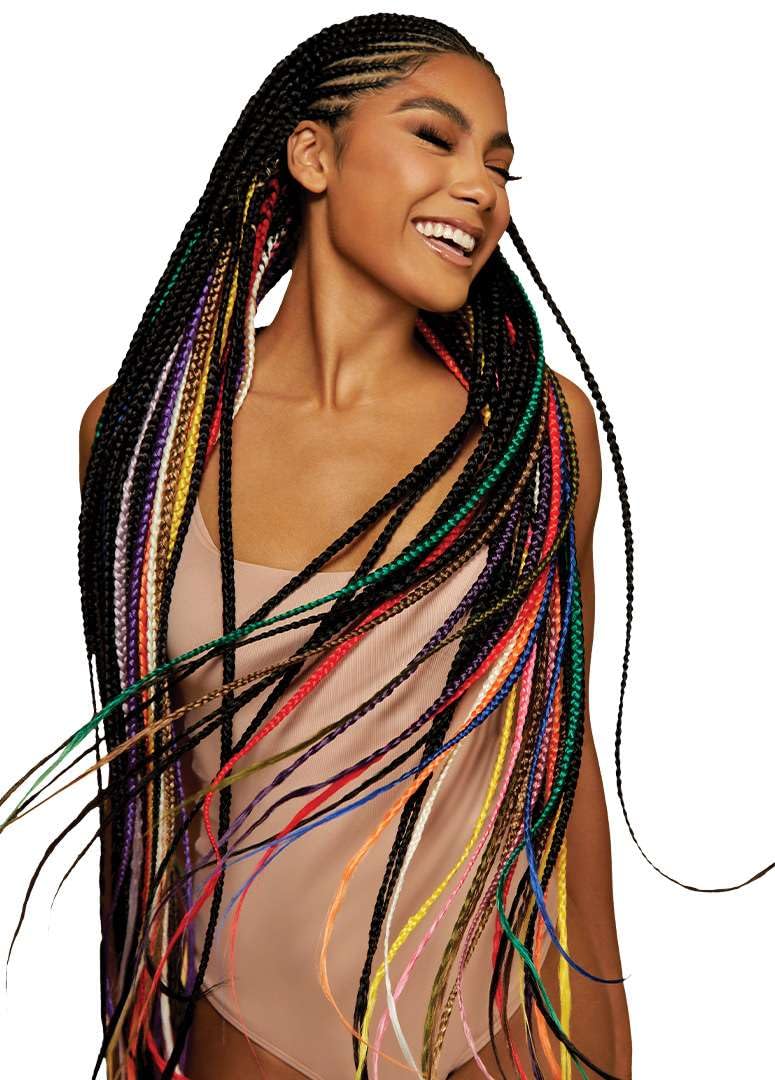 Outre X-Pression Braid Pre Stretched Braid 42" 3X (3 Pack, 2T1B/27) – full view