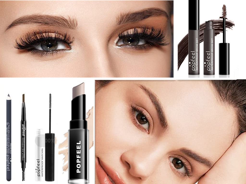 Joyeee Makeup Kit For Women Full Kit, Naked Shimmer Eyeshadow Palette, Waterproof Black Eyeliner & Mascara, Makeup Tools
