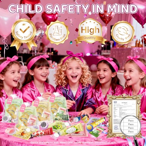 28Pcs spa birthday party supplies,4 Set Spa Party Favors kit - Product Imagery