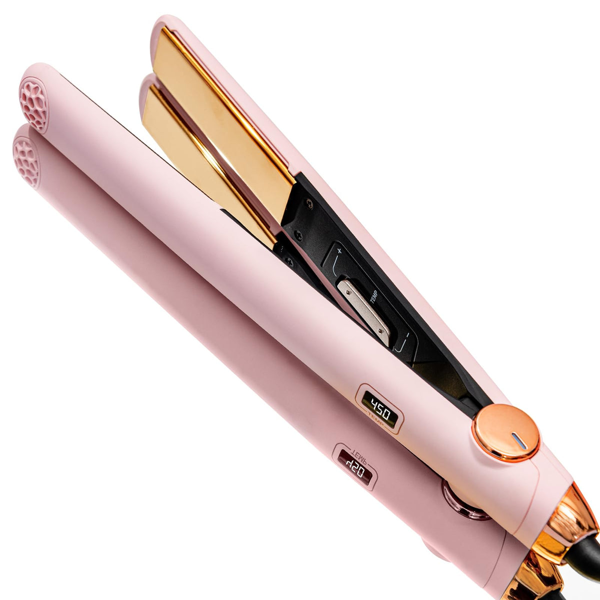 TYMO Flat Iron Hair Straightener and Curler 2 in 1 with 10s Fast Heating, 1 Inch Professional Titanium Straightening Cur