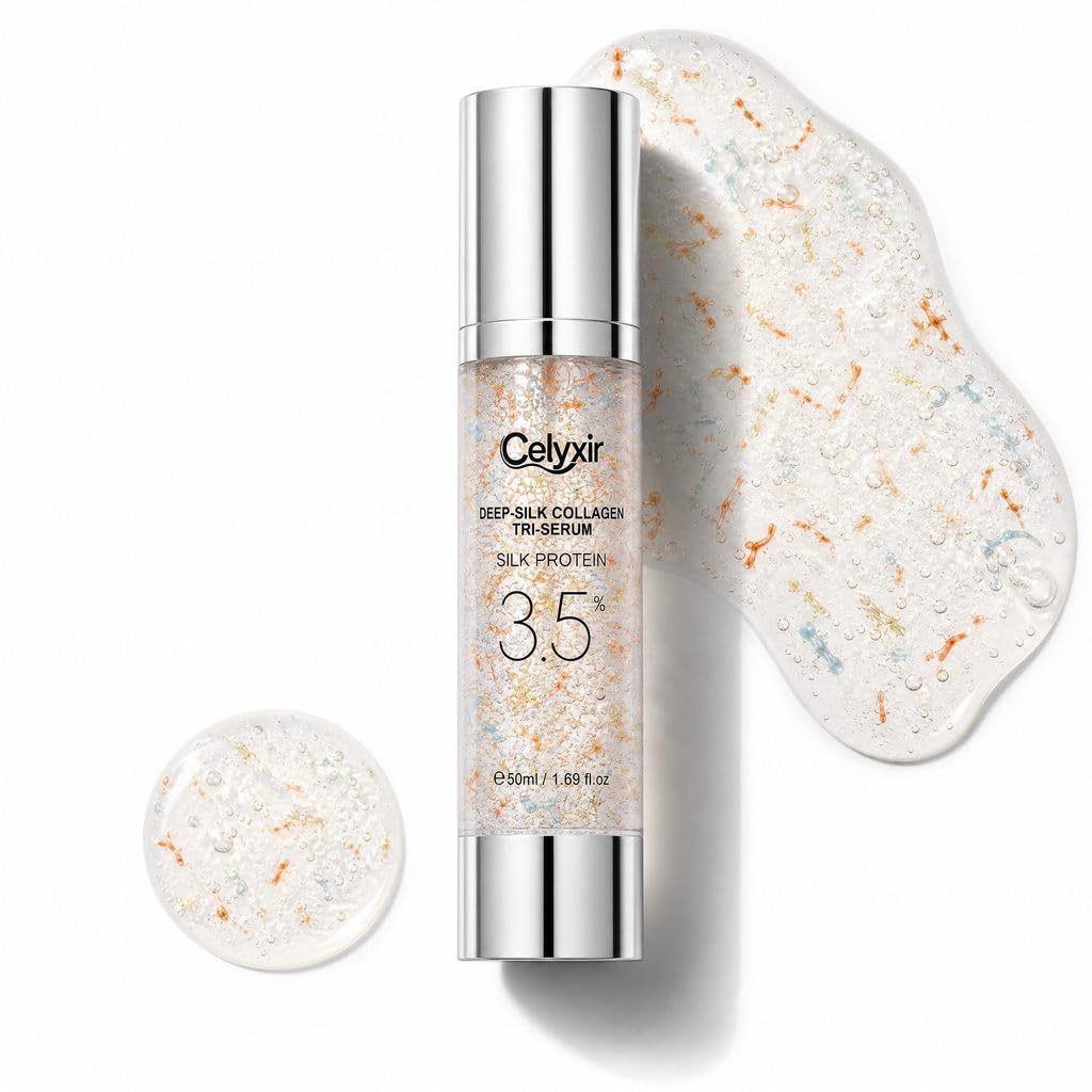 PDRN & Peptides Deep Silk Collagen Tri-Serum | 3.5% Silk - Product Imagery