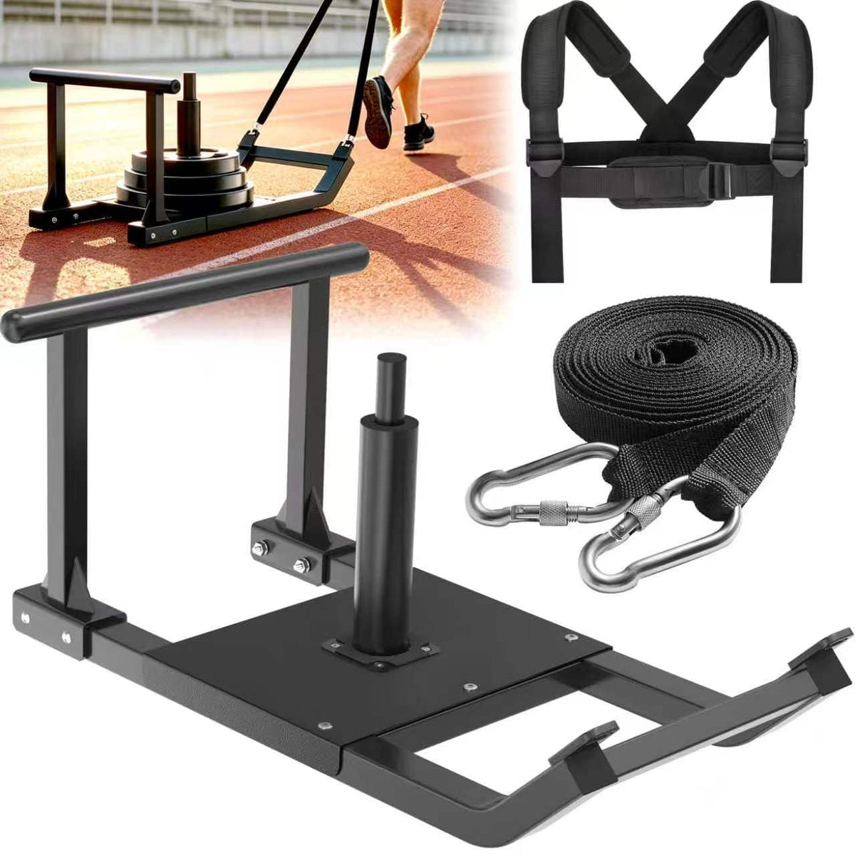 GanFindX Weight Sled, Workout Sled for Athletic Fitness Strength Training – product photo (Sleds &amp; Chutes)