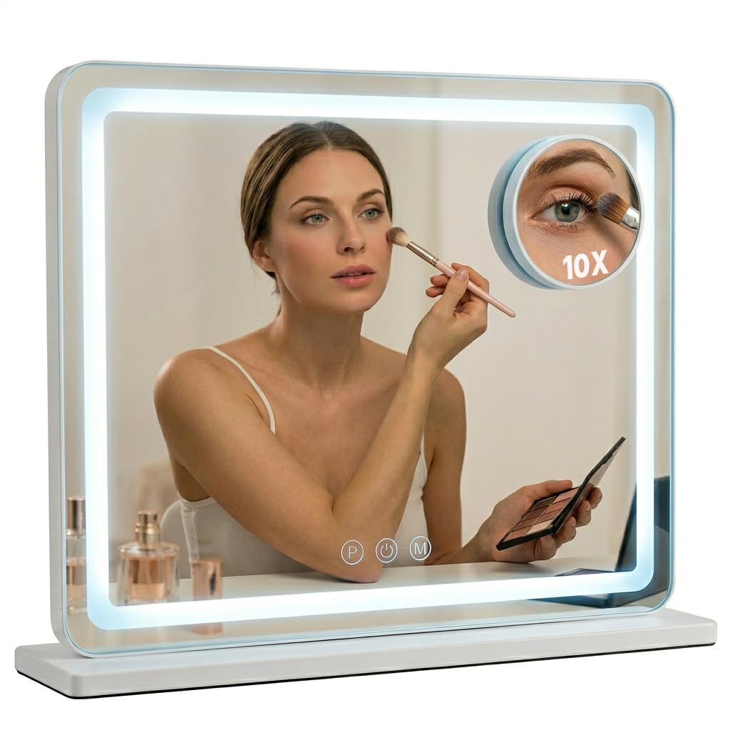 18 x 23 vanity mirror with light lighted makeup mirror - orelease Official Imagery - 1