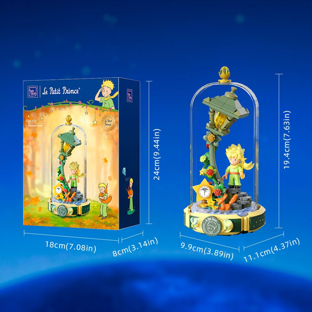 PANTASY Le Petit Prince Starlight Lamp Building Set for Adults – packaging and label