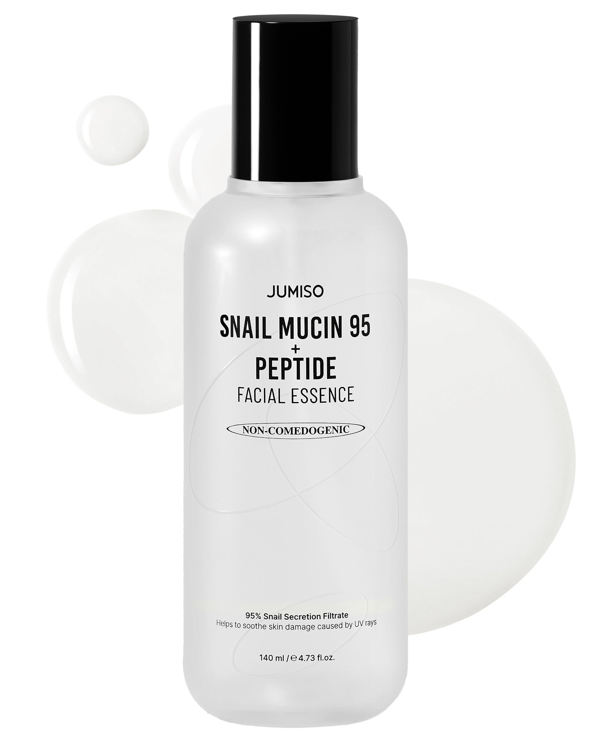 JUMISO Snail Mucin 95% + 5 Peptide Essence, Korean Face Serum, - Product Imagery