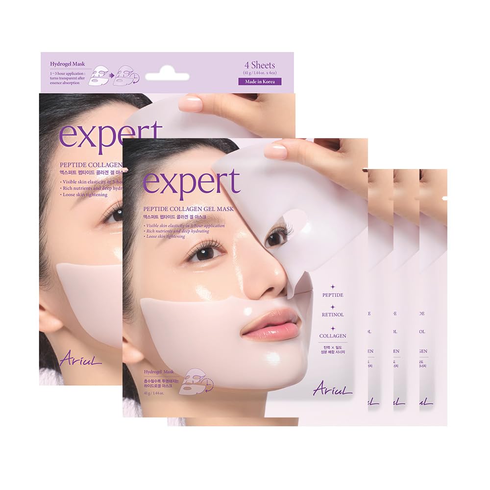Ariul Expert Peptide Collagen Gel Mask – Firming Hydrogel Sheet - Product Imagery