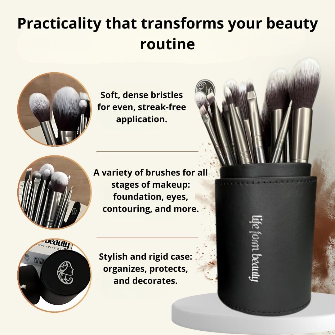 Life Form Beauty Professional Makeup Brushes Kit – alternate angle