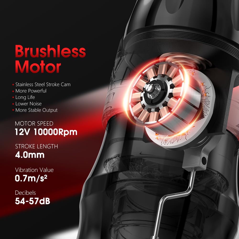 Xnet Sita Wireless Tattoo Gun with Lupo 2000mAh 1500mAh - XNET Official Imagery - 4