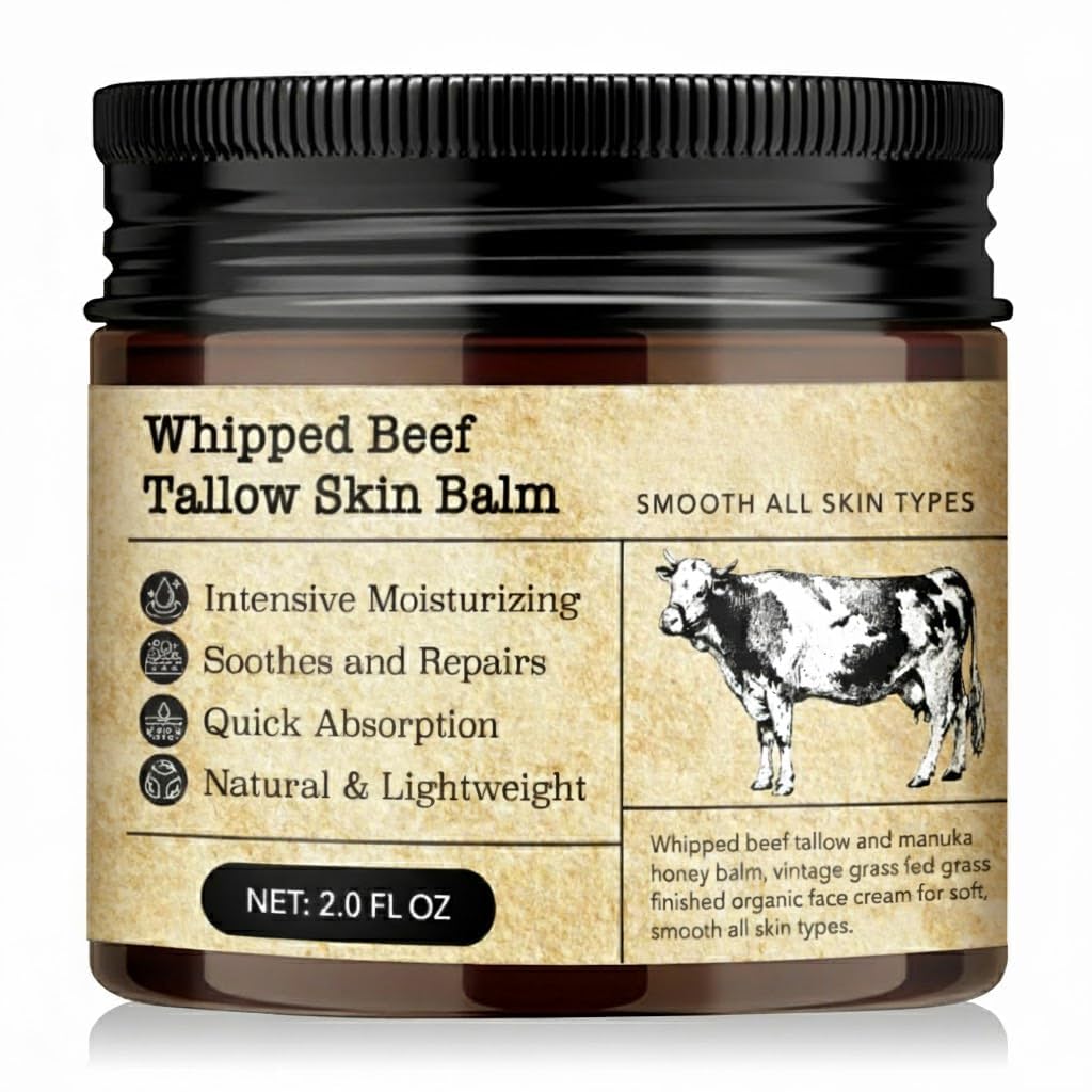 MTGBO Beef Tallow Honey Balm – Sensitive Skin, 2 oz