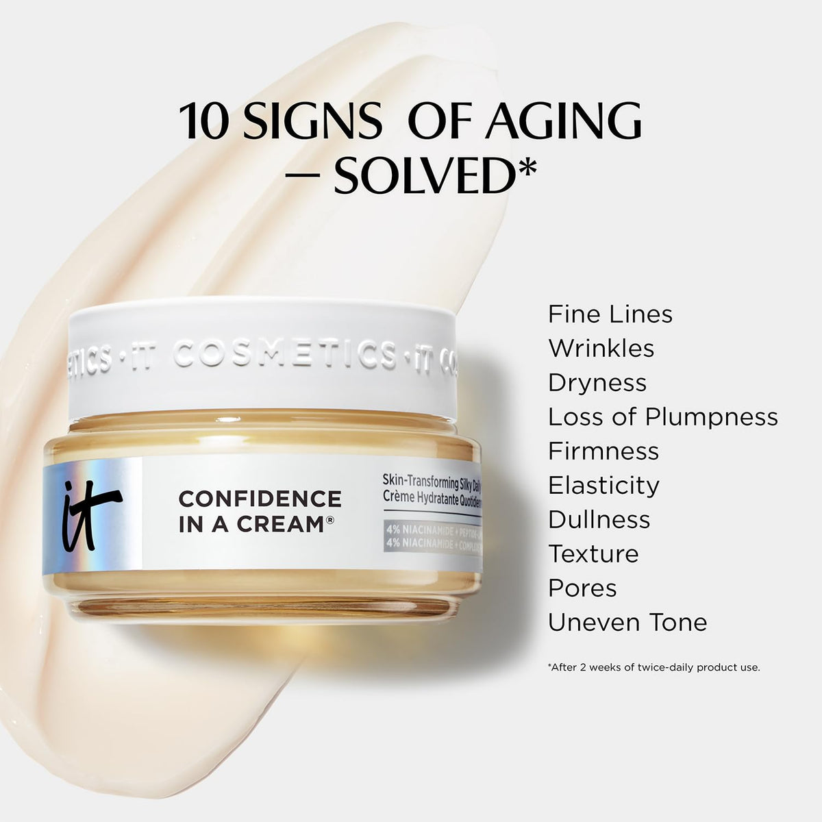 IT Cosmetics Confidence in a Cream Anti aging Hydrating - Premium Selection Official Imagery - 5