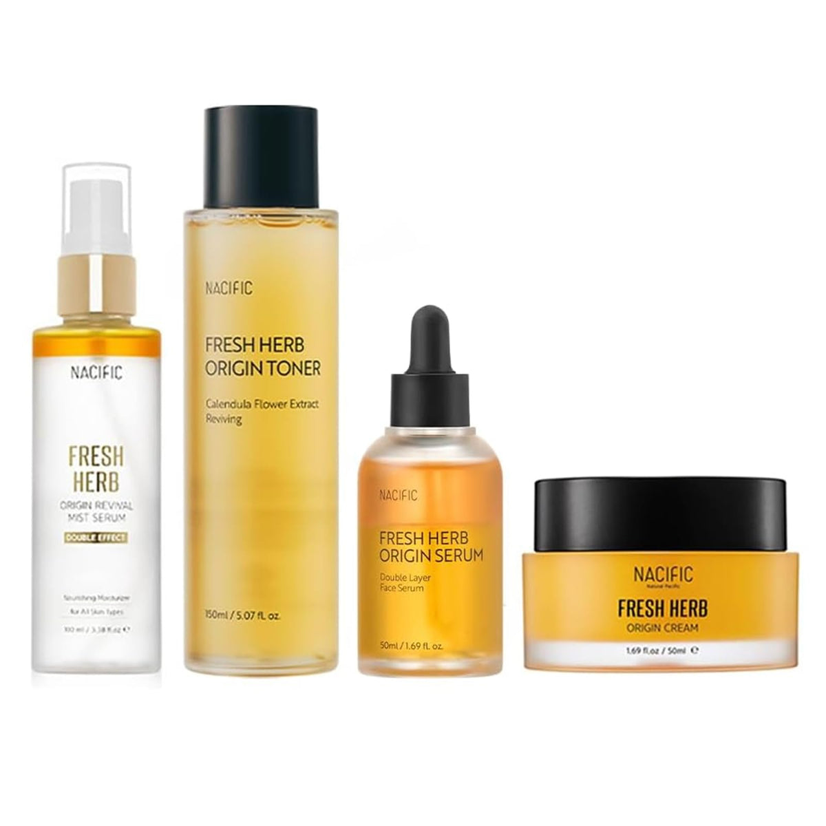 NACIFIC Fresh Herb Origin 4 Pieces Skincare Set Hydrating - KOSBEAUTY Official Imagery - 1