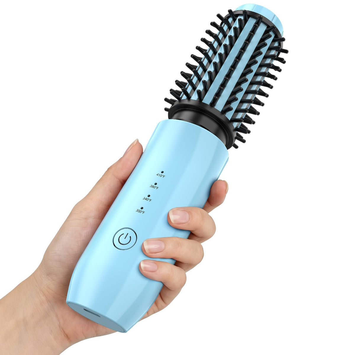 CARESKY Cordless Curling Iron Brush 1‑1/2" Reduce Frizz for 1B-3C Curls – product photo (Curling Tongs)