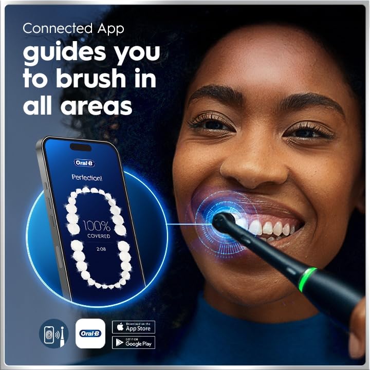 Oral-B iO Deep Clean + Protect Rechargeable Electric Toothbrush, - Product Imagery
