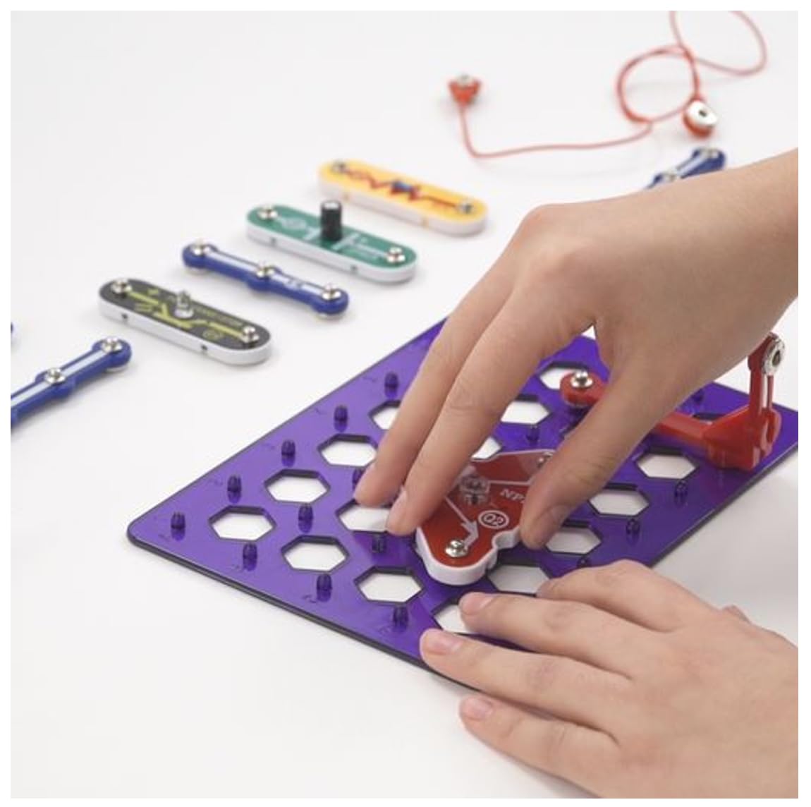 SNAP CIRCUITS My Home STEM Electronics Building Kit for Kids Ages 8+ – close-up detail