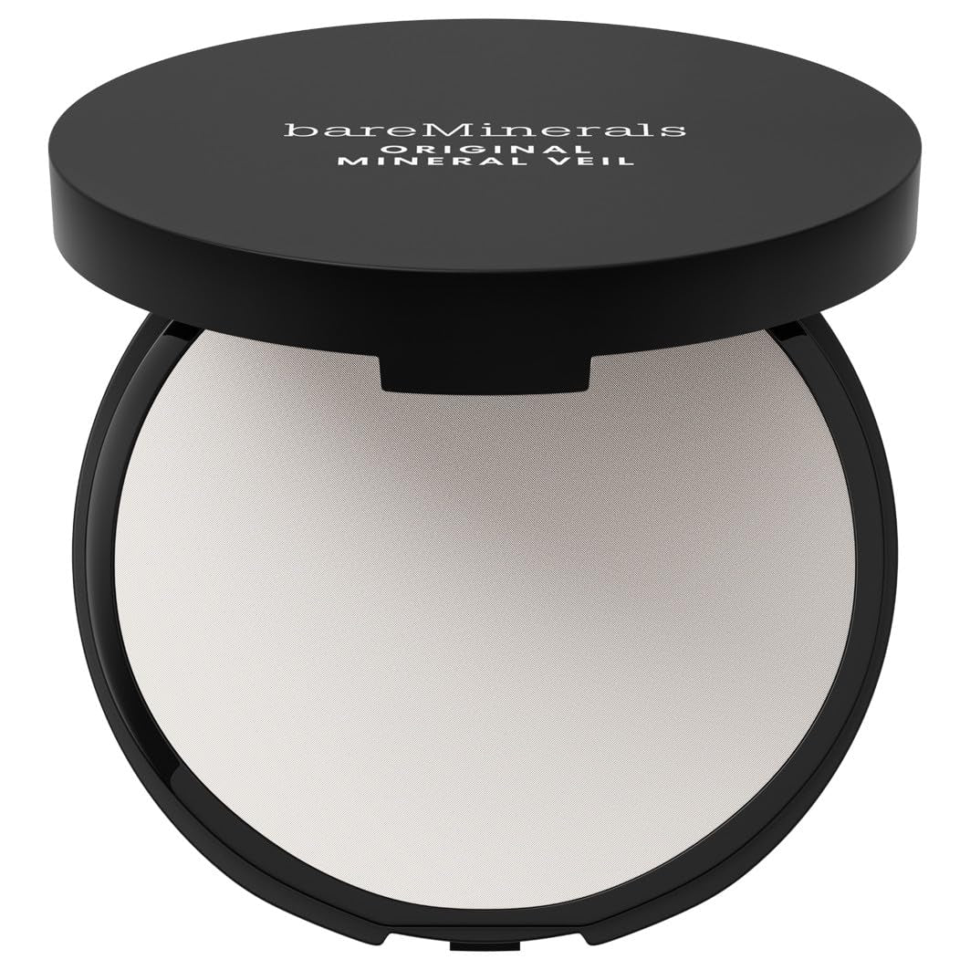 bareMinerals Mineral Veil Pressed Setting Powder, 0.3 oz – close-up detail in 03 Sheer Light