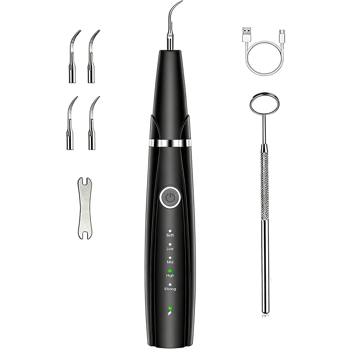 Sonic Dental Cleaner with LED Light 5 Modes Teeth Cleaning - Ujhosld Official Imagery - 1