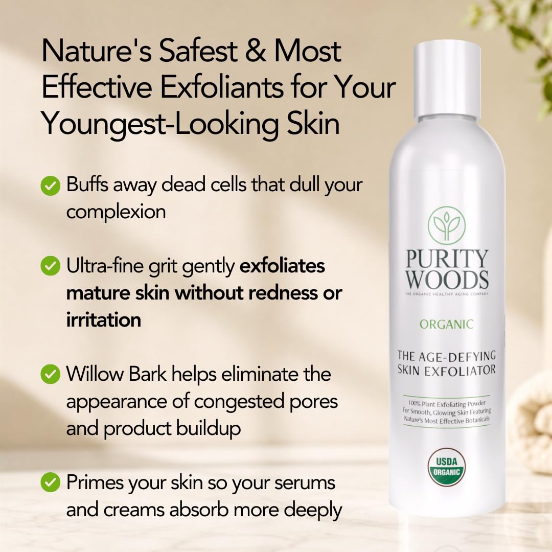 Organic Exfoliating Powder for Face Water Activated Anti - Purity Woods Official Imagery - 3