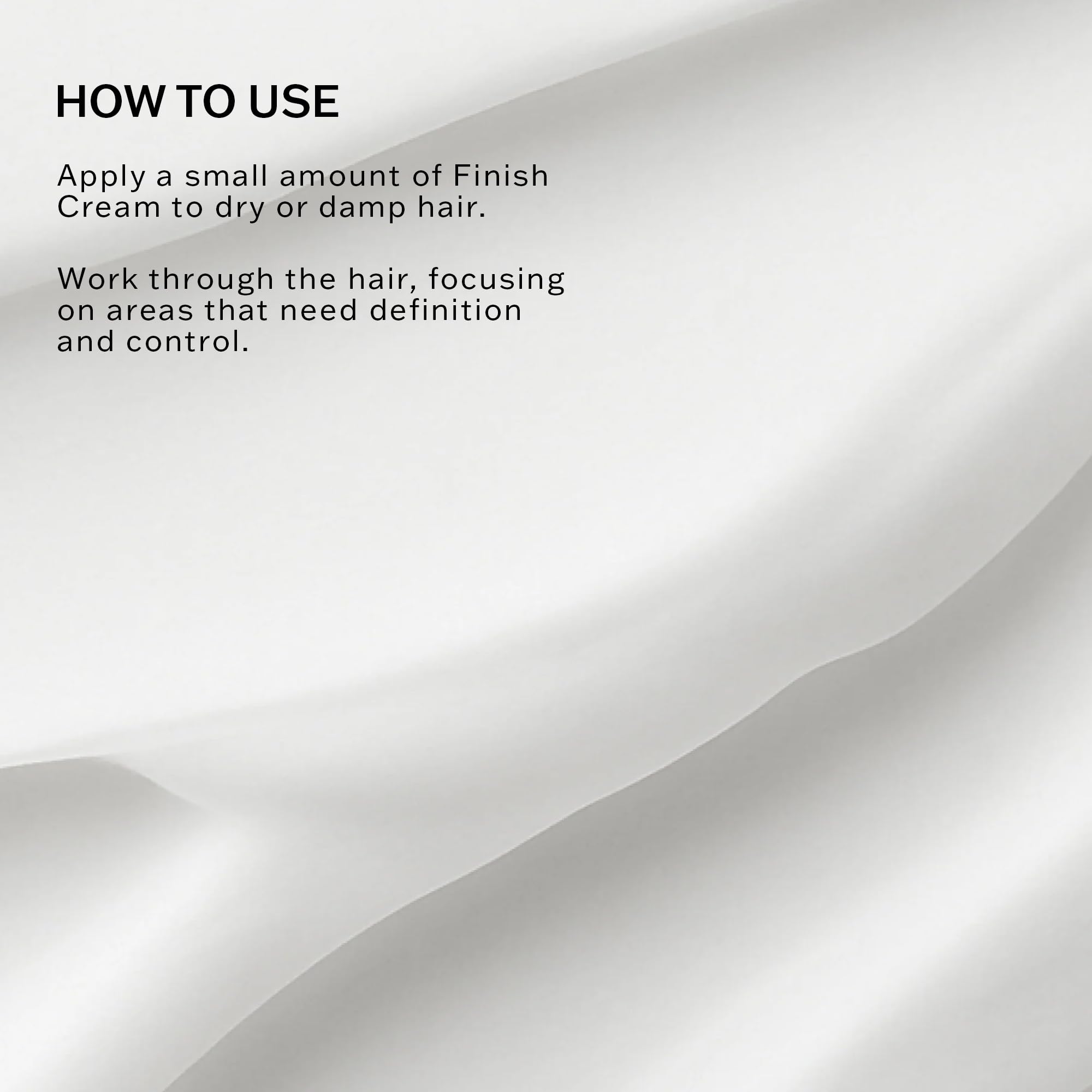 SACHAJUAN Finish Cream for hair styling, smoothing, and definition, paraben-free, 2.5 oz jar with creamy texture.