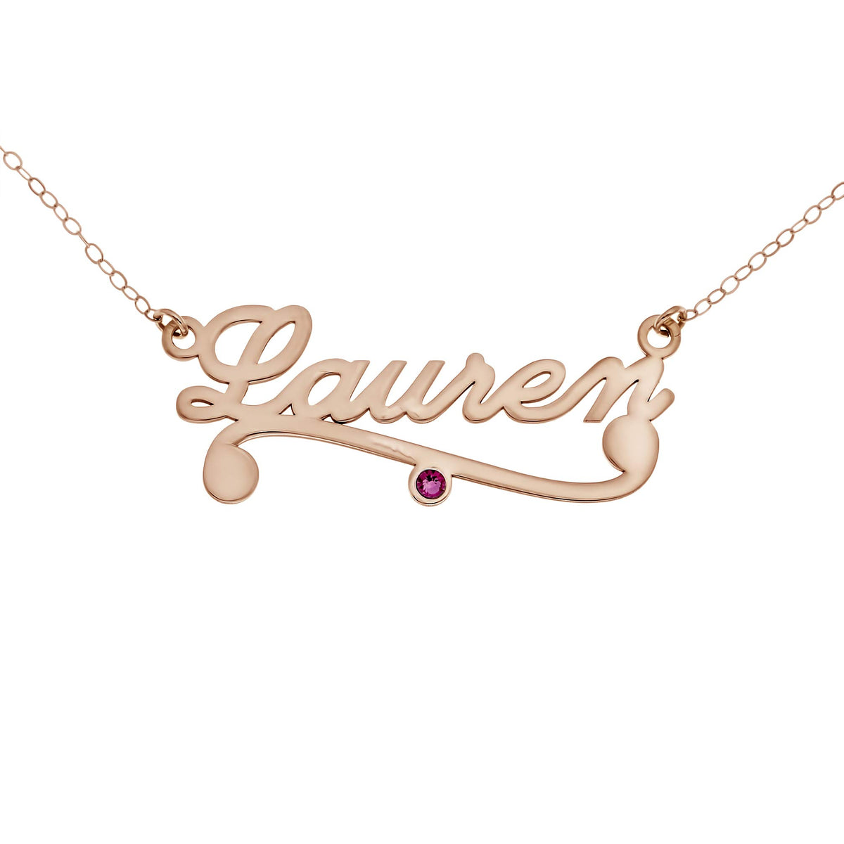 AJ s Collection Personalized Sterling Silver Name Necklace - AJ's Collection Official Imagery - 8