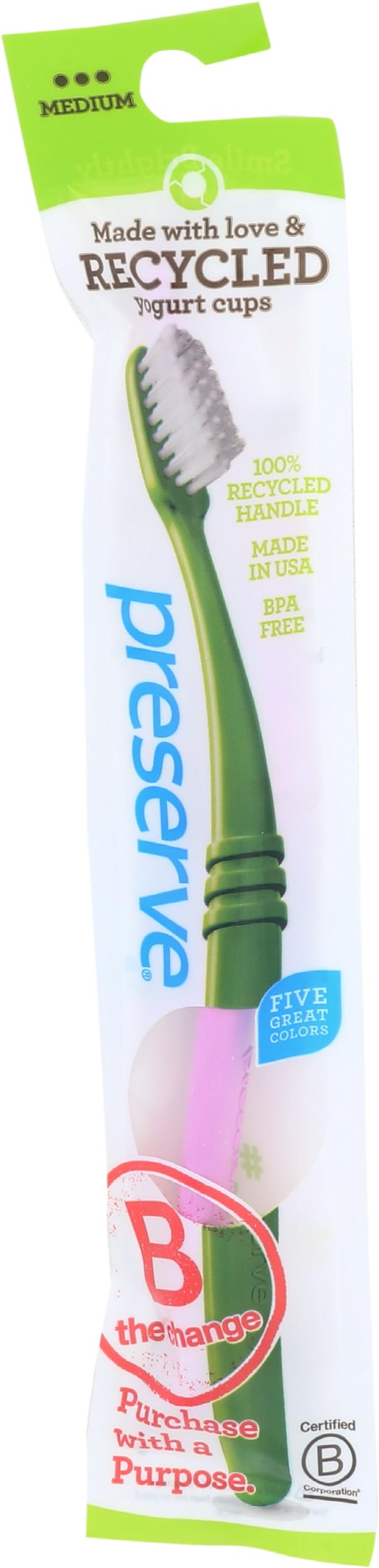 Preserve, Toothbrush Adult Medium, 1 Each - Product Imagery