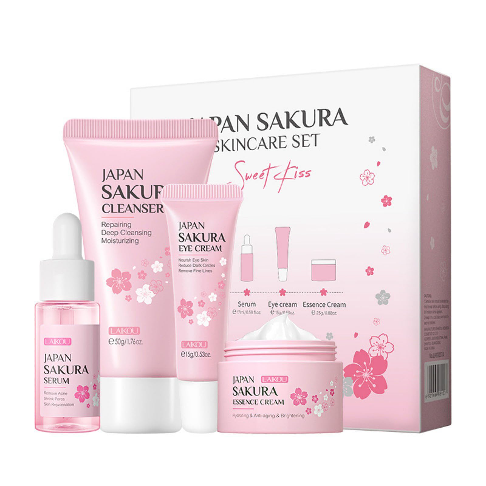 Skin Care Kit Korean Skincare Set for Teen Girls & Women, Travel - Product Imagery