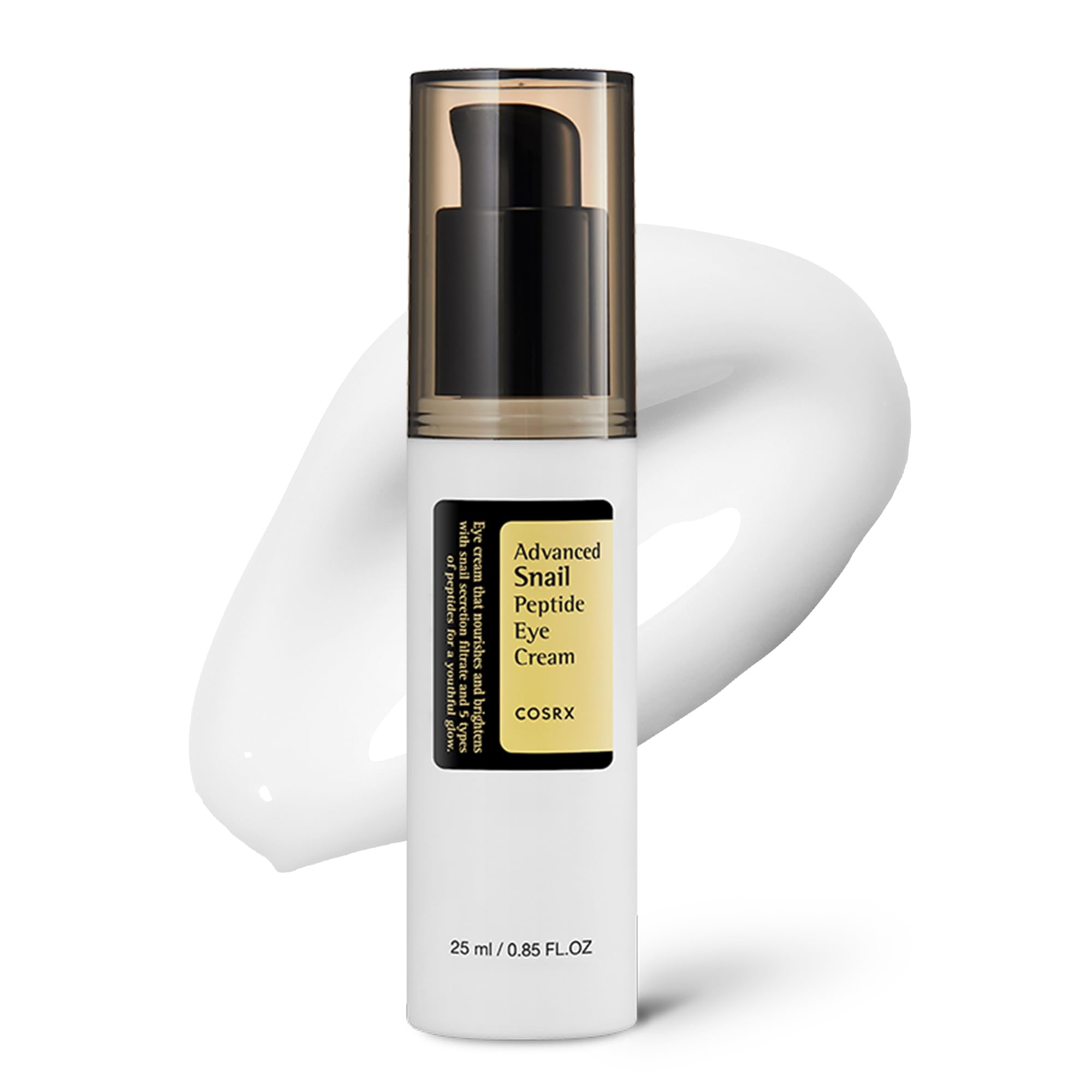 COSRX Snail Mucin Peptide Under Eye Cream for Anti-aging, 0.84 oz - Product Imagery