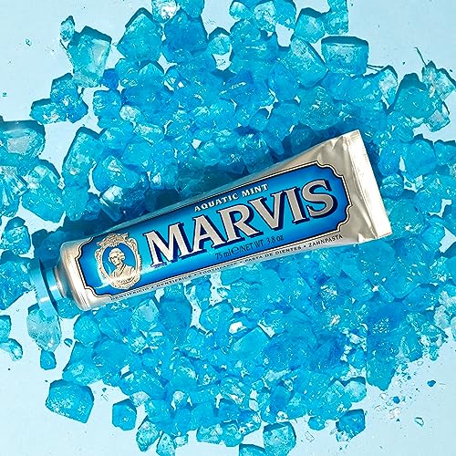 Marvis Aquatic Mint Toothpaste - Product Imagery