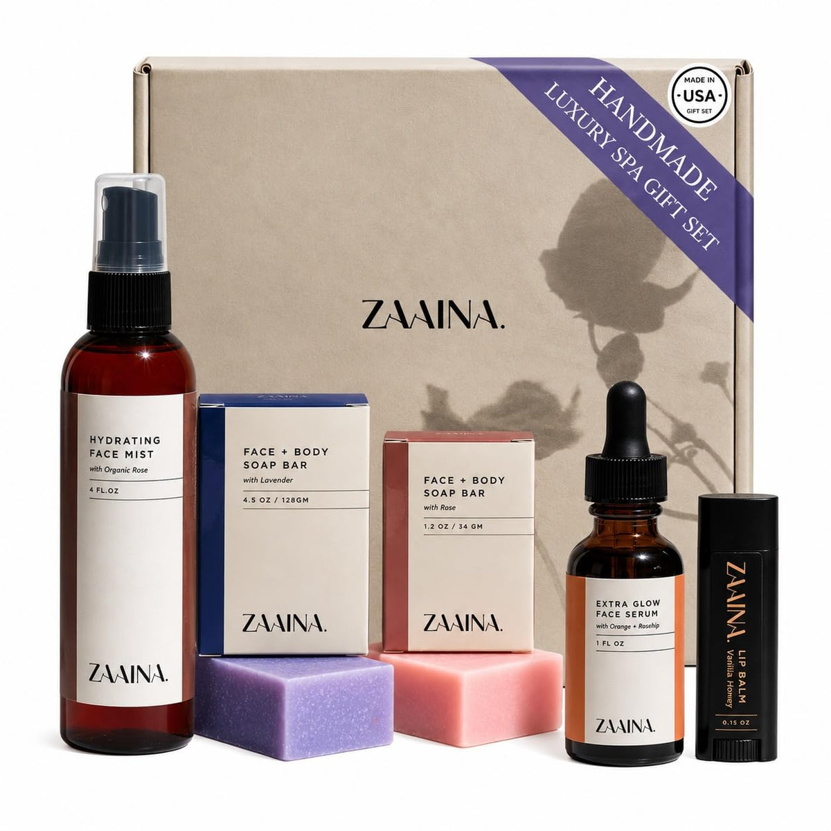 ZAAINA Spa Gift Set for Her, Relaxing Christmas & Birthday Gifts for Women – product photo (Sets &amp; Kits)