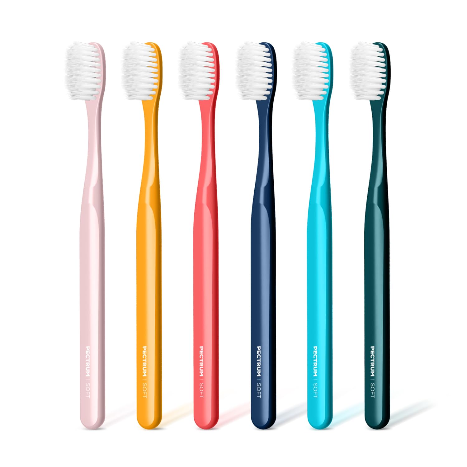 Extra Soft Manual Toothbrush Pack, 6 Count, Deep Cleaning - Product Imagery