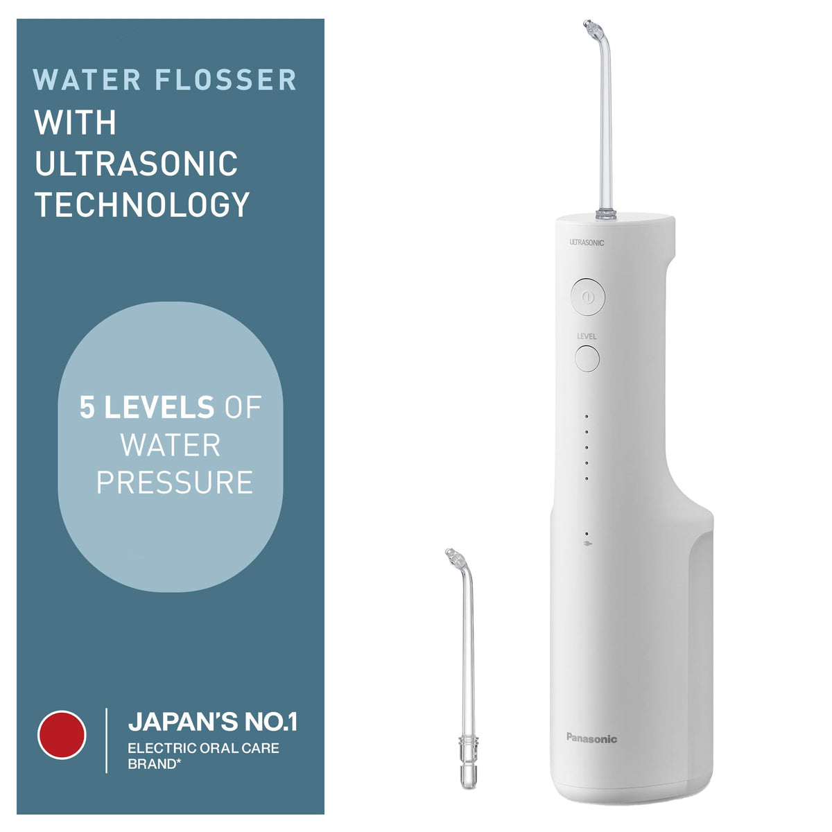 Panasonic Cordless Water Flosser for Teeth Dental Hygiene - Panasonic Official Imagery - 1
