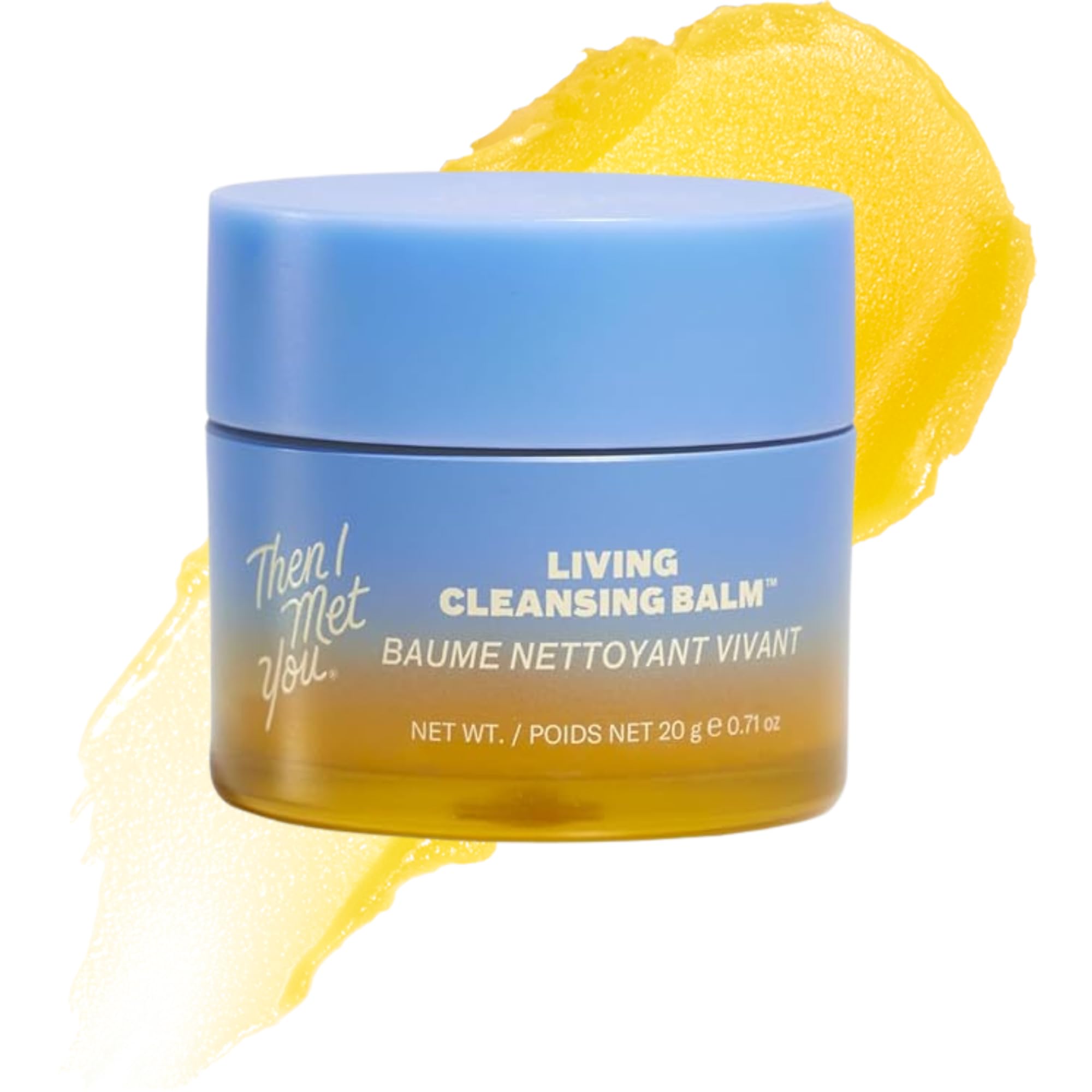 Then I Met You Living Cleansing Balm, Travel Makeup Remover Oil - Product Imagery